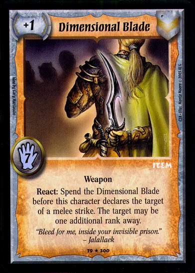 Dimensional Blade - Foil
